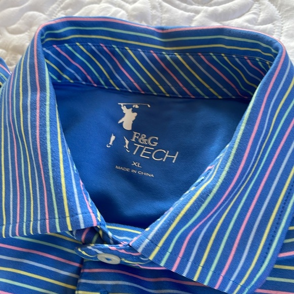 Fairway & Greene Short Sleeve Polo Shirt Size XL - Picture 2 of 5